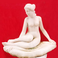 Marble Lady Sculpture